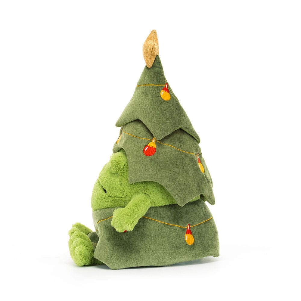 Christmas Tree Ricky Rain Frog JellyCat Stuffed Animals Lil Tulips