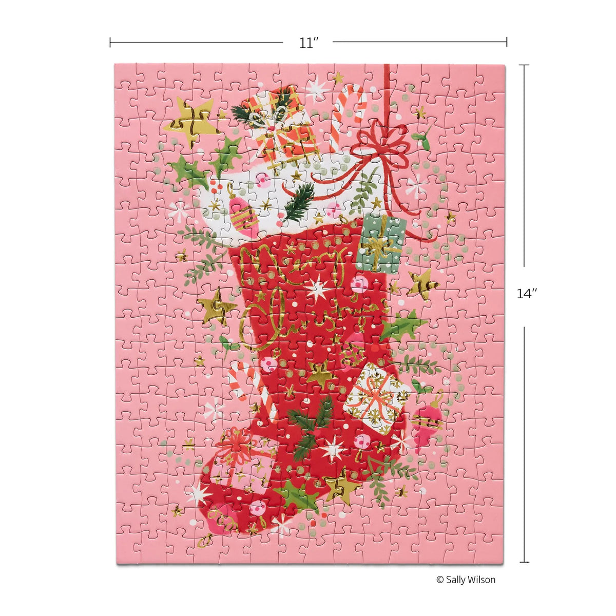 Christmas Wishes 250 Piece Puzzle Set of 3 WerkShoppe Lil Tulips