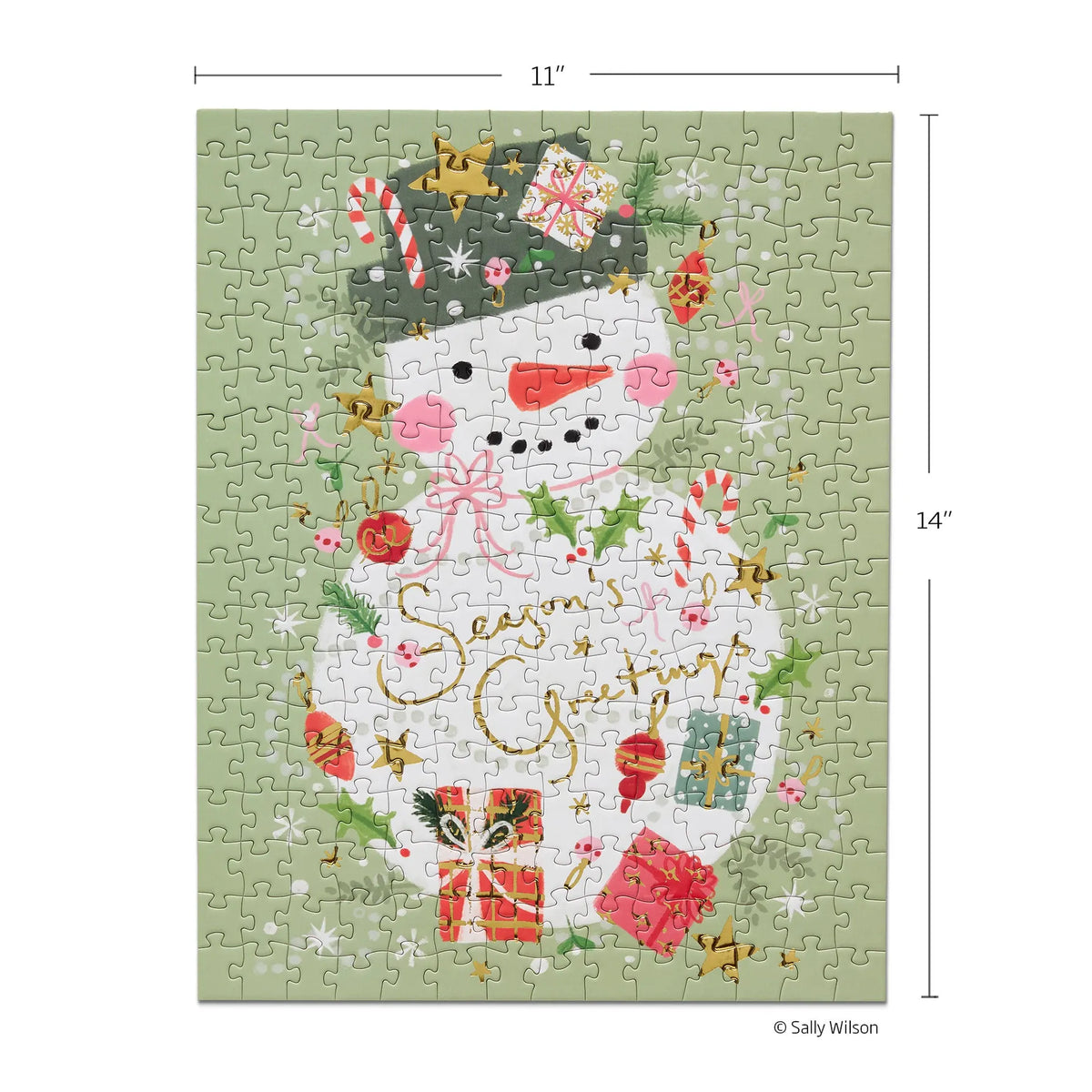 Christmas Wishes 250 Piece Puzzle Set of 3 WerkShoppe Lil Tulips