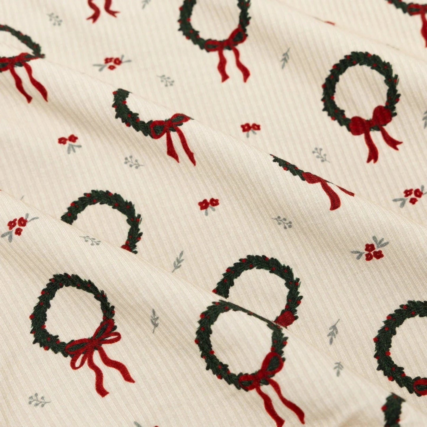 Christmas Wreaths Small Ribbed Zip Romper Brave Little Ones Lil Tulips