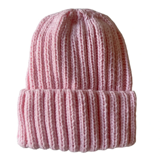 Chunky Knit Hat - Pink Sugar SpearmintLOVE Lil Tulips