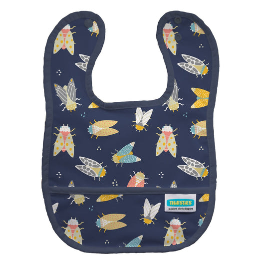Cicada Pocket Bib Thirsties Bibs Lil Tulips