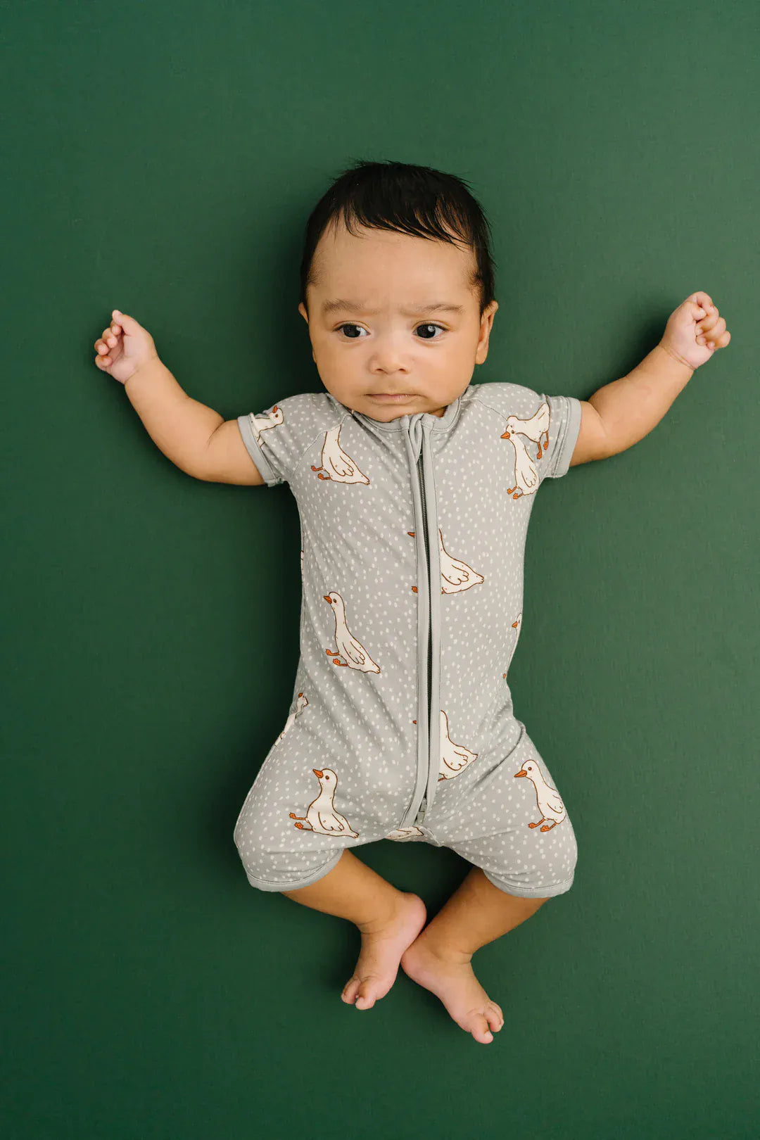 Classic Goose Bamboo Short Romper Little One Shop Lil Tulips