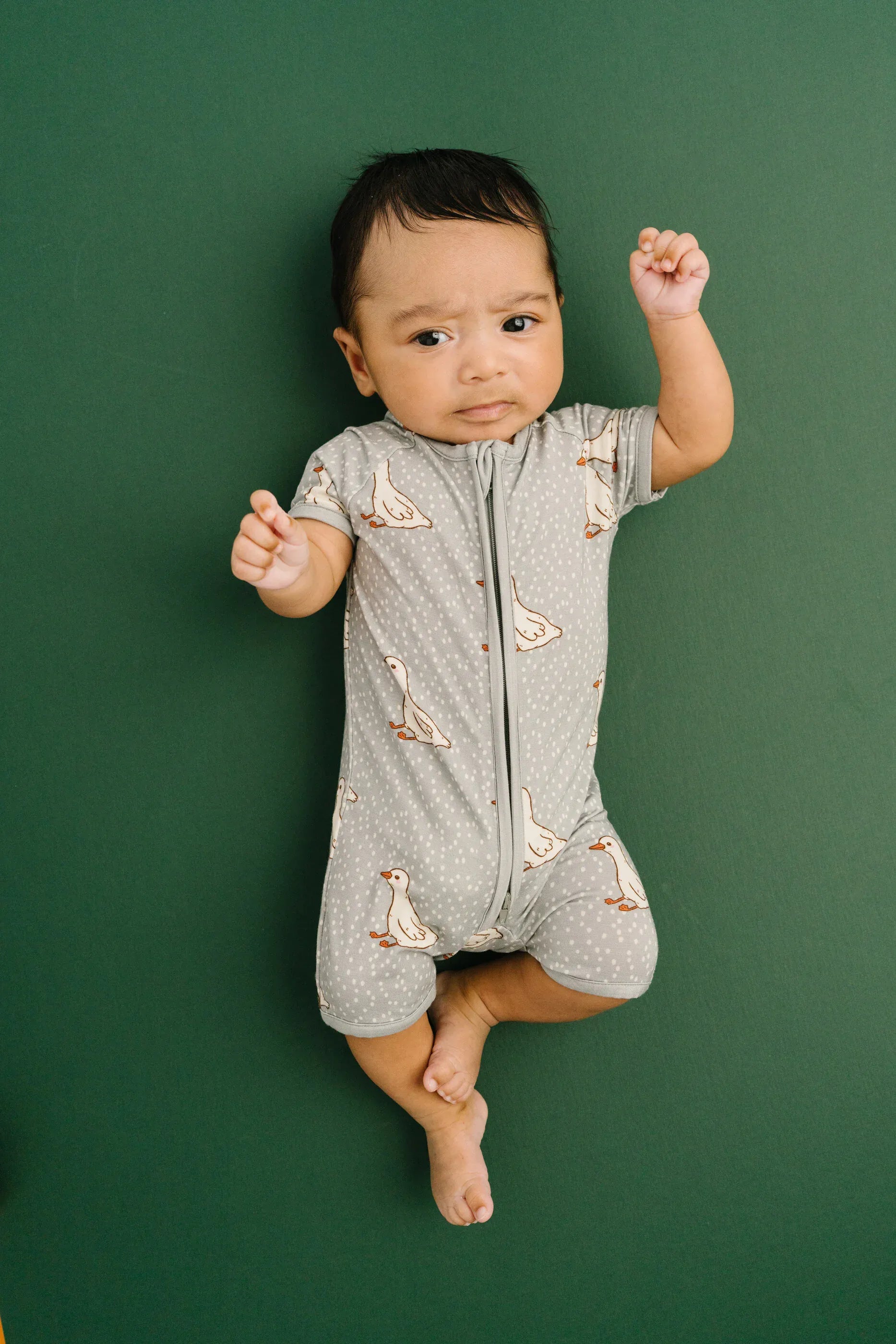 Classic Goose Bamboo Short Romper Little One Shop Lil Tulips