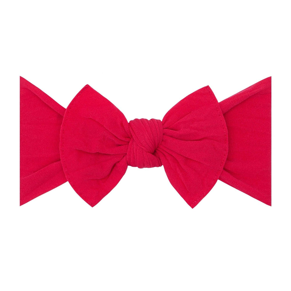 Classic Knot Headband - Cranberry Baby Bling Bows Headbands Lil Tulips
