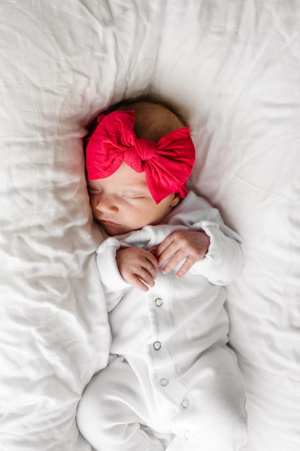 Classic Knot Headband - Cranberry Baby Bling Bows Headbands Lil Tulips