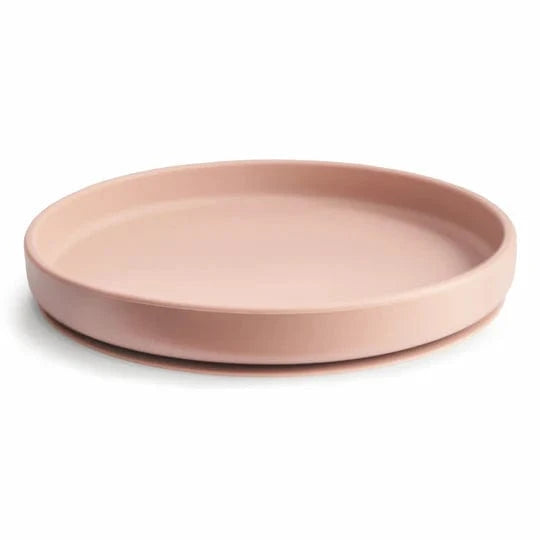 Classic Silicone Suction Plate (Blush) Mushie Lil Tulips