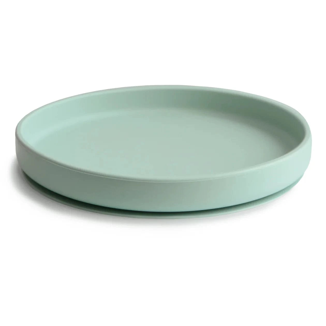 Classic Silicone Suction Plate (Cambridge Blue) Mushie Lil Tulips