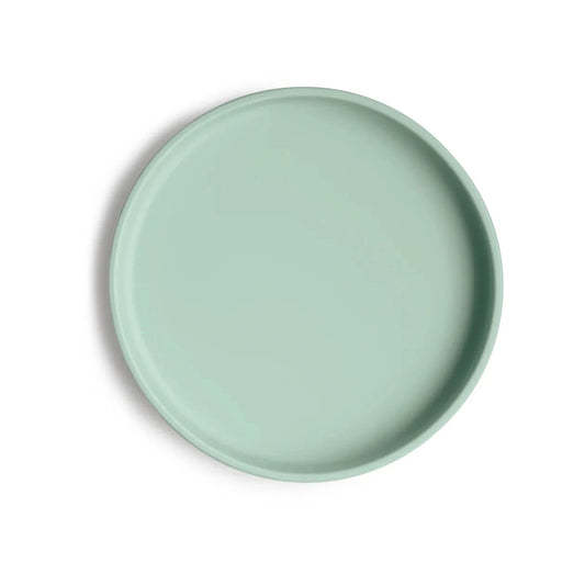 Classic Silicone Suction Plate (Cambridge Blue) Mushie Lil Tulips