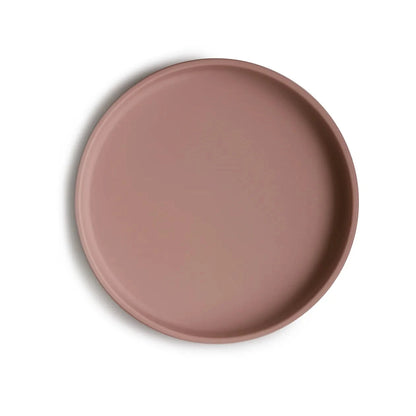 Classic Silicone Suction Plate (Cloudy Mauve) Mushie Lil Tulips