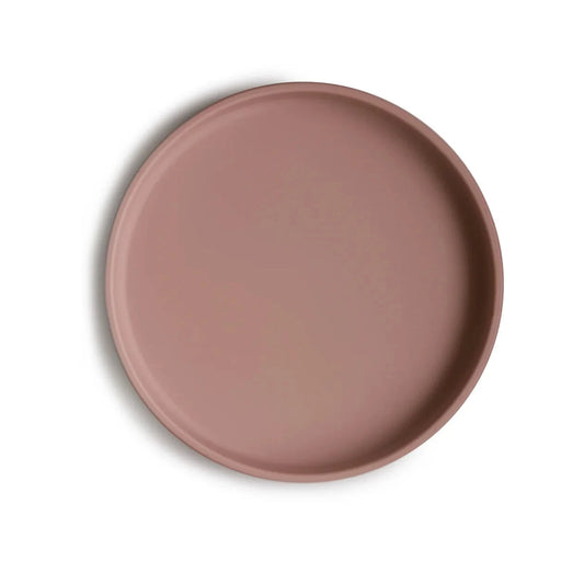 Classic Silicone Suction Plate (Cloudy Mauve) Mushie Lil Tulips