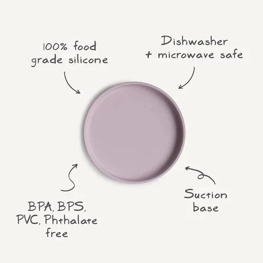 Classic Silicone Suction Plate (Daffodil) Mushie Lil Tulips