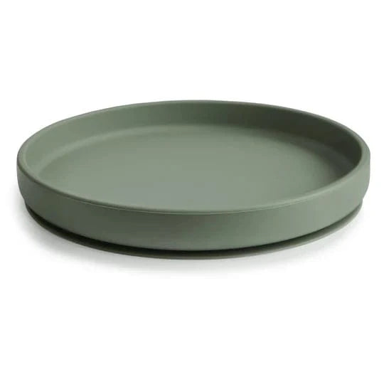 Classic Silicone Suction Plate (Dried Thyme) Mushie Lil Tulips