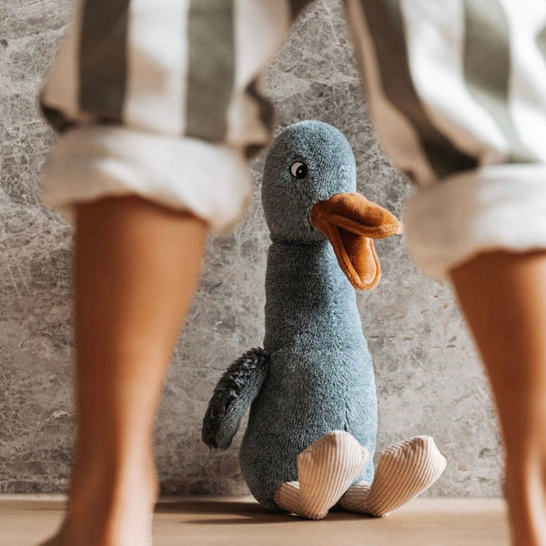 Claude Duck Plush Toy and the little dog laughed Lil Tulips