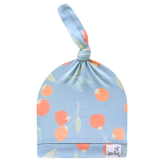 Clementine Top Knot Hat 0-4 Months Copper Pearl Copper Pearl Lil Tulips
