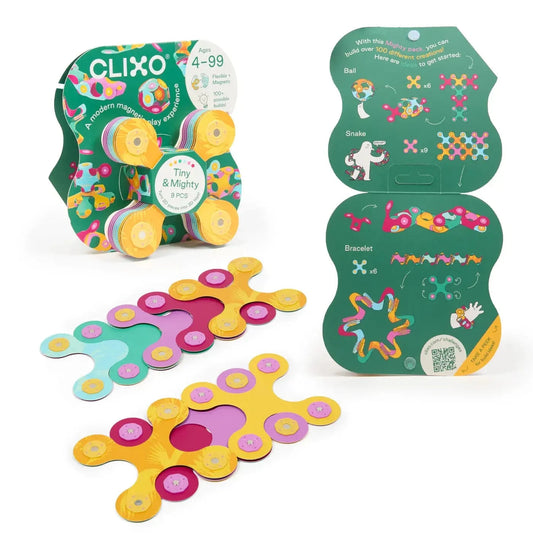 Clixo Magnetic Builder Set - Tiny & Mighty Jungle Clixo Lil Tulips