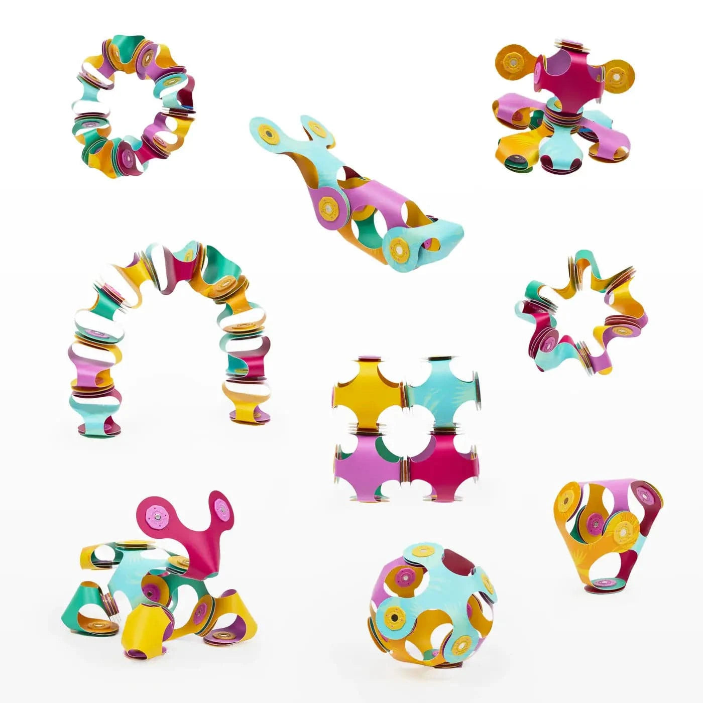 Clixo Magnetic Builder Set - Tiny & Mighty Jungle Clixo Lil Tulips