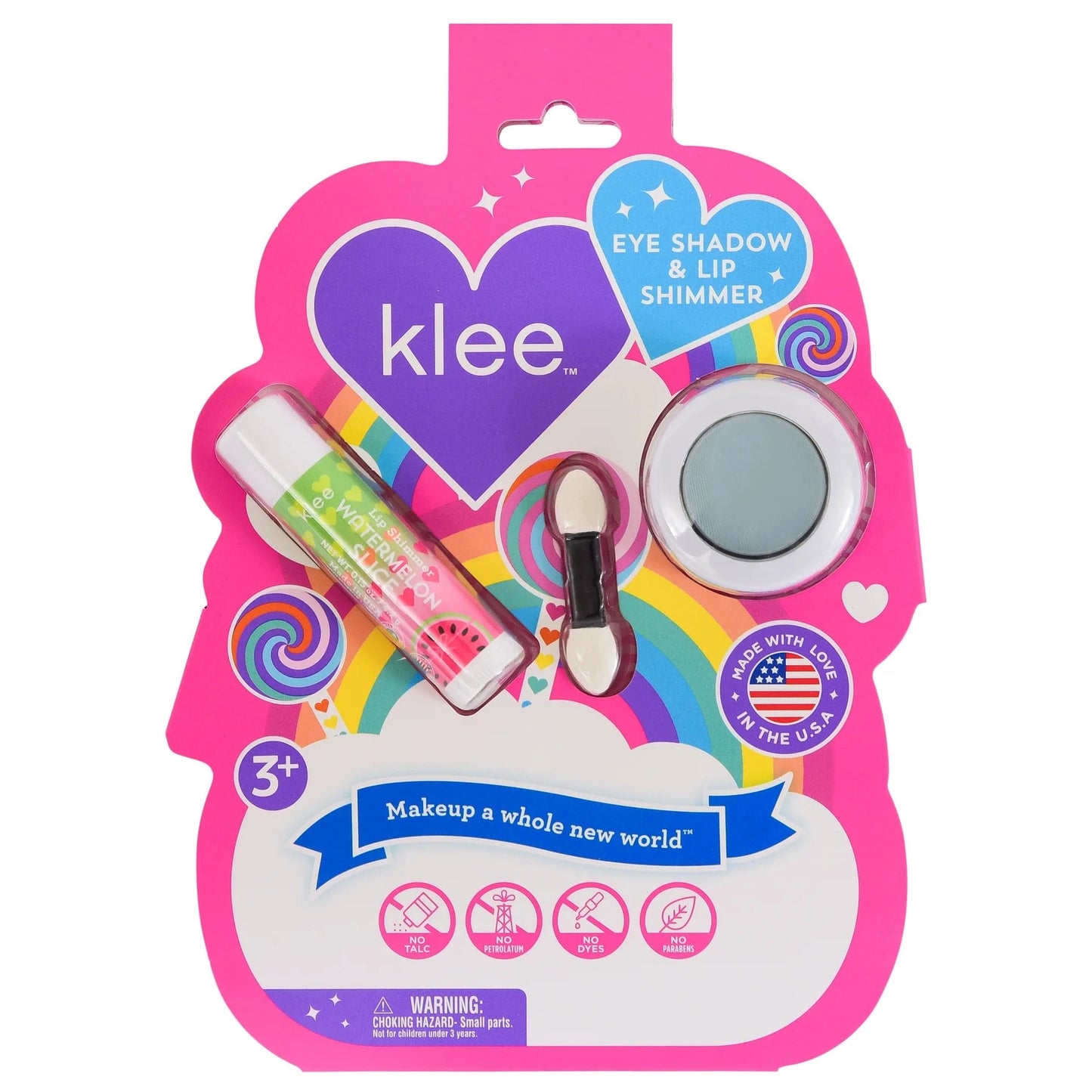 Cloudberry Kiss Mineral Eye Shadow & Lip Shimmer Duo Klee Naturals Lil Tulips