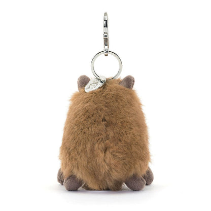 Clyde Capybara Bag Charm Jellycat Lil Tulips