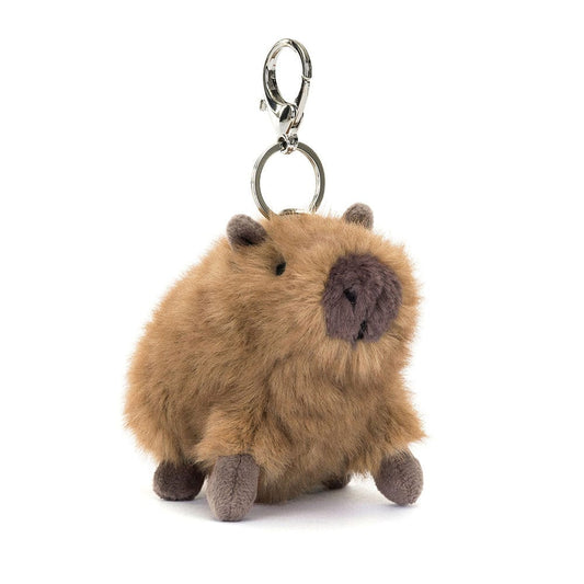 Clyde Capybara Bag Charm Jellycat Lil Tulips
