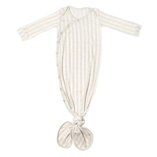 Coastal Newborn Knotted Gown Copper Pearl Lil Tulips