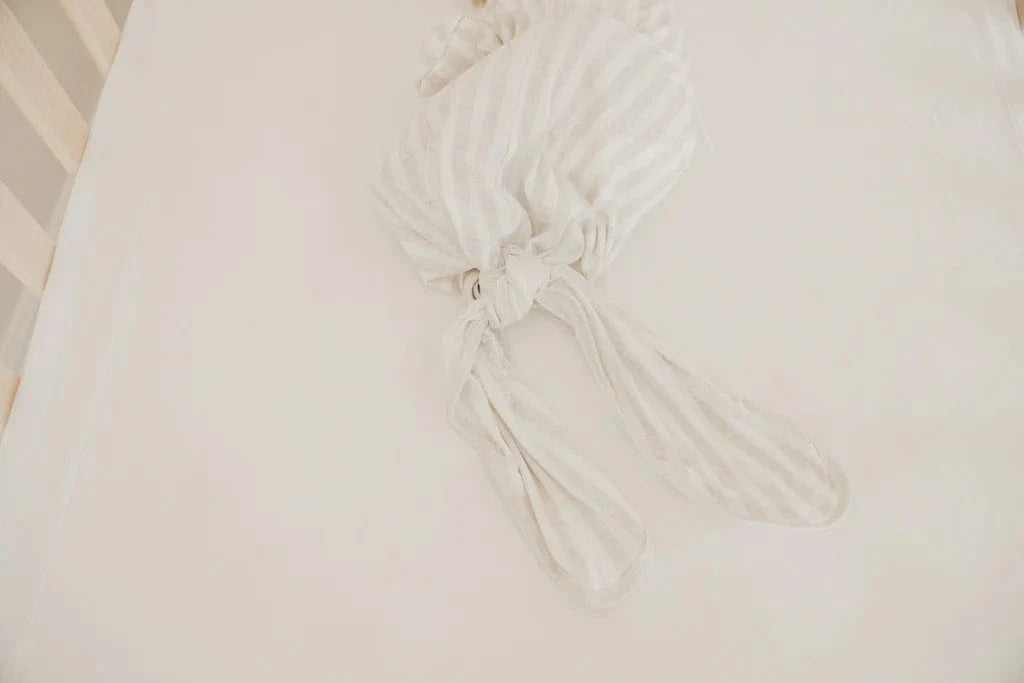 Coastal Newborn Knotted Gown Copper Pearl Lil Tulips