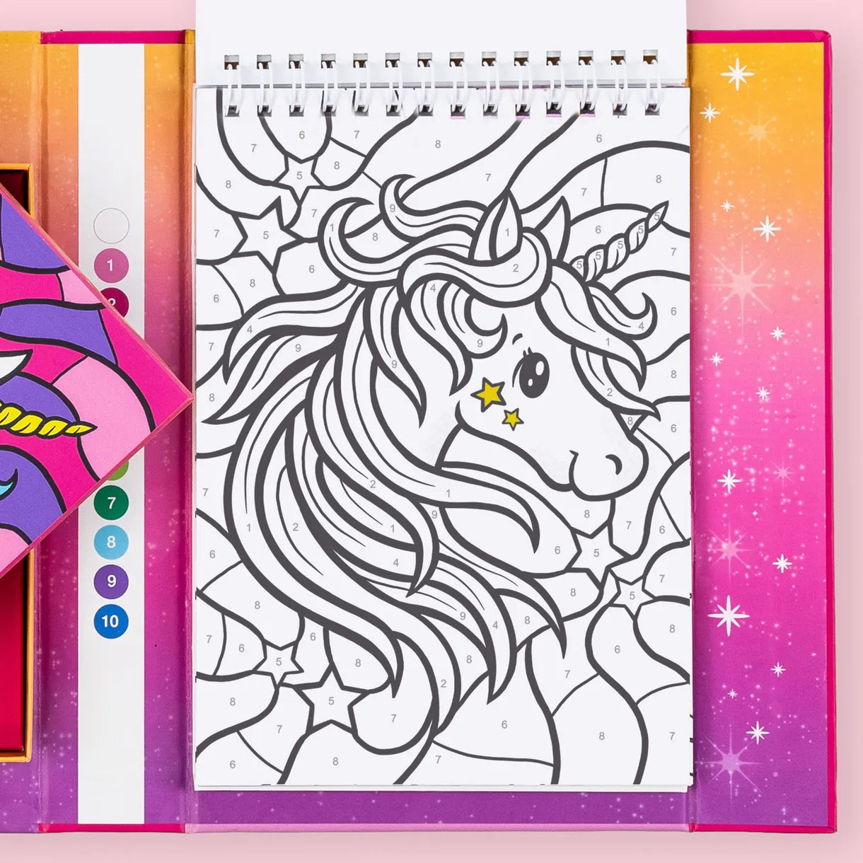Color By Numbers - Unicorn Dreaming Tiger Tribe Lil Tulips