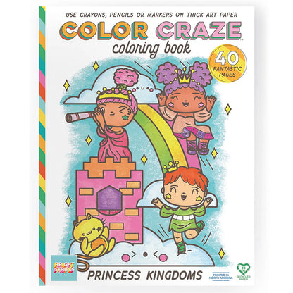 Color Craze Coloring Book - Princess Bright Stripes Lil Tulips