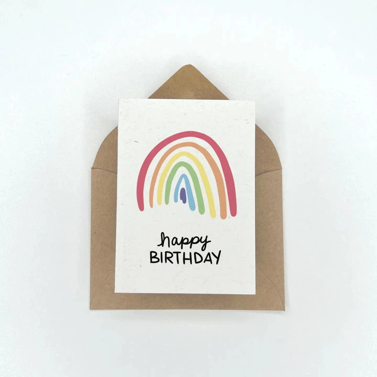 Colorful Birthday Rainbow - Birthday Gift Enclosure Card Lemon Doodle Lil Tulips