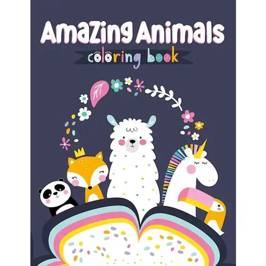 Coloring Book - Amazing Animals Wellspring Lil Tulips