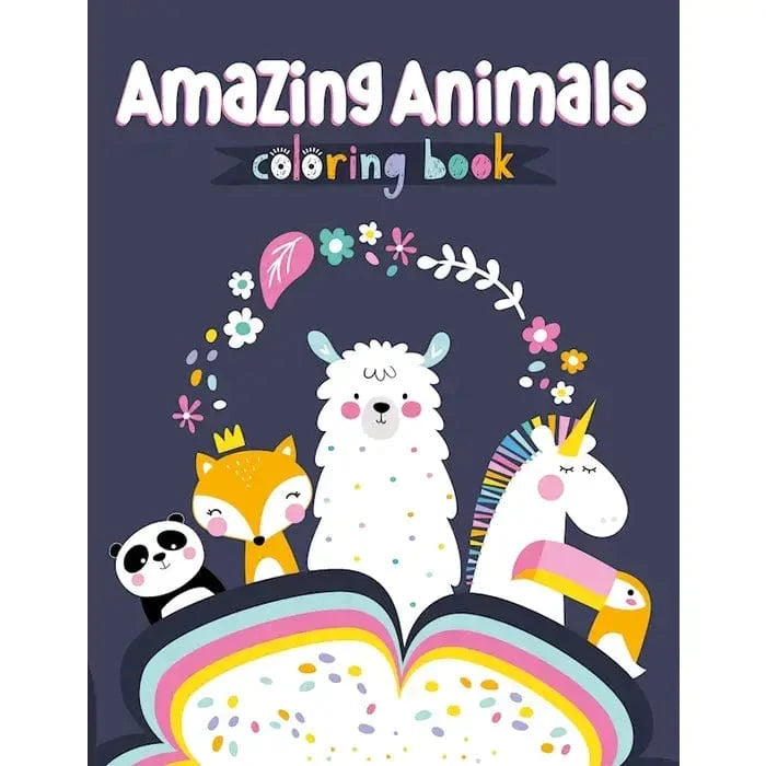 Coloring Book - Amazing Animals Wellspring Lil Tulips