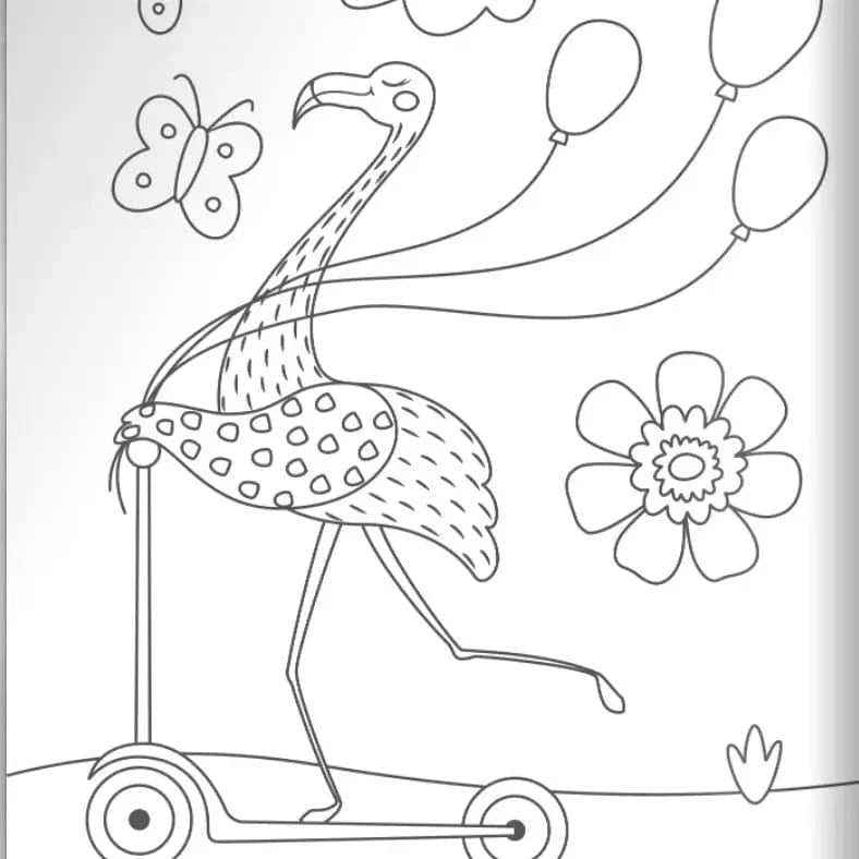 Coloring Book - Amazing Animals Wellspring Lil Tulips