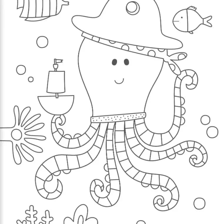 Coloring Book - Amazing Animals Wellspring Lil Tulips