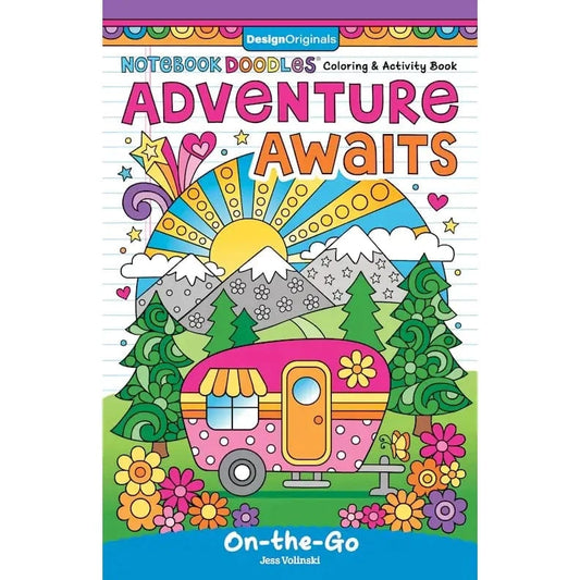 Coloring Book - Notebook Doodles - Adventure Awaits Wellspring Lil Tulips