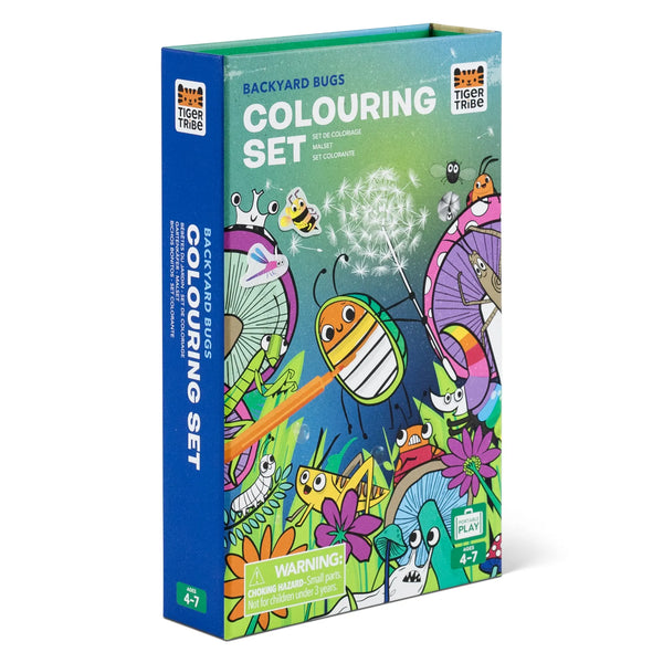 Coloring Set - Backyard Bugs Tiger Tribe Lil Tulips