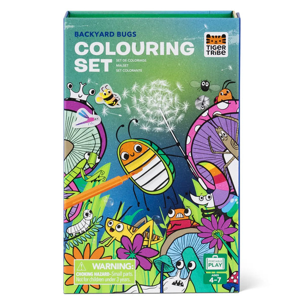 Coloring Set - Backyard Bugs Tiger Tribe Lil Tulips