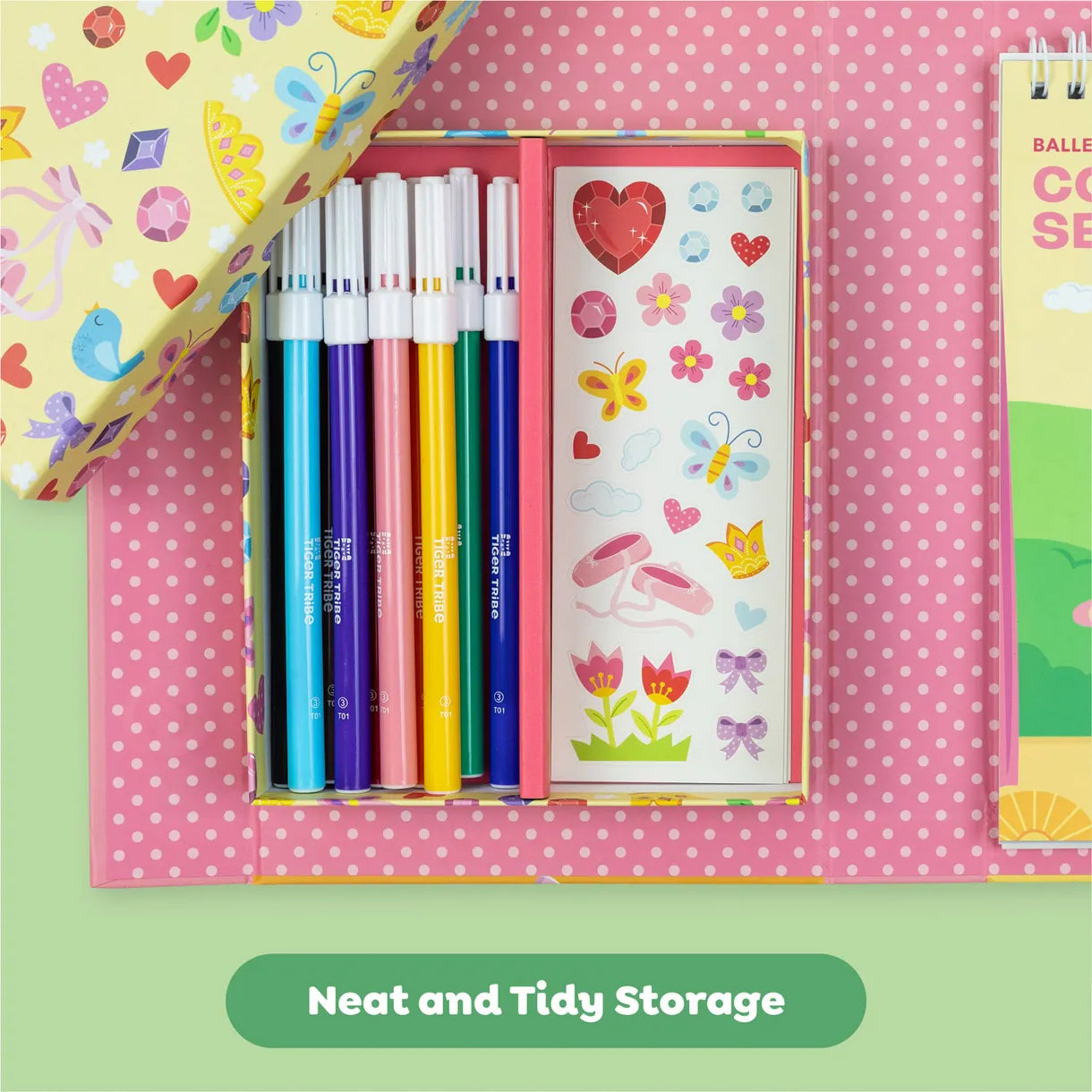 Coloring Set - Ballet Tiger Tribe Lil Tulips