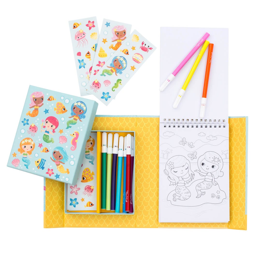 Coloring Set - Mermaids Tiger Tribe Lil Tulips