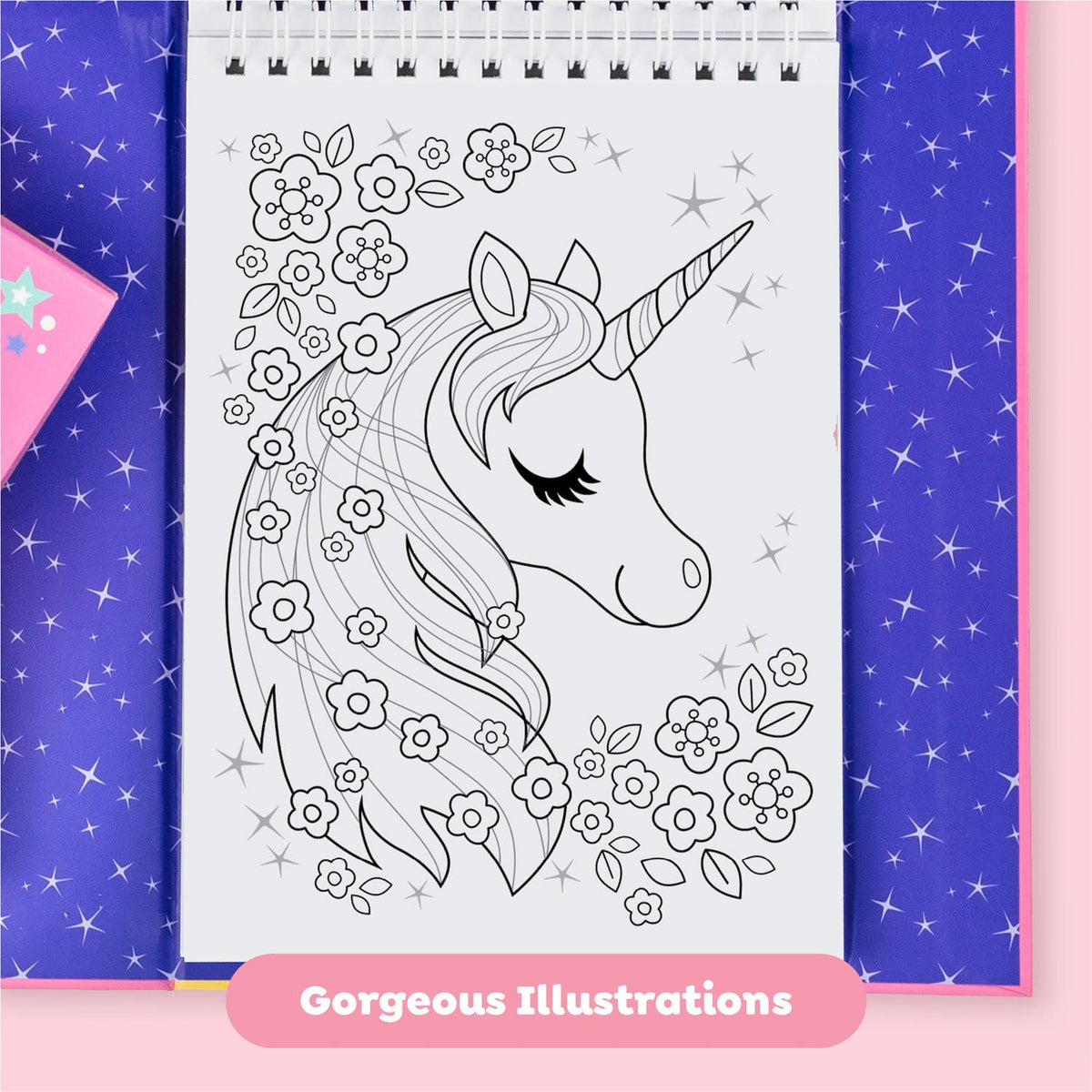 Coloring Set - Unicorn Magic Tiger Tribe Lil Tulips