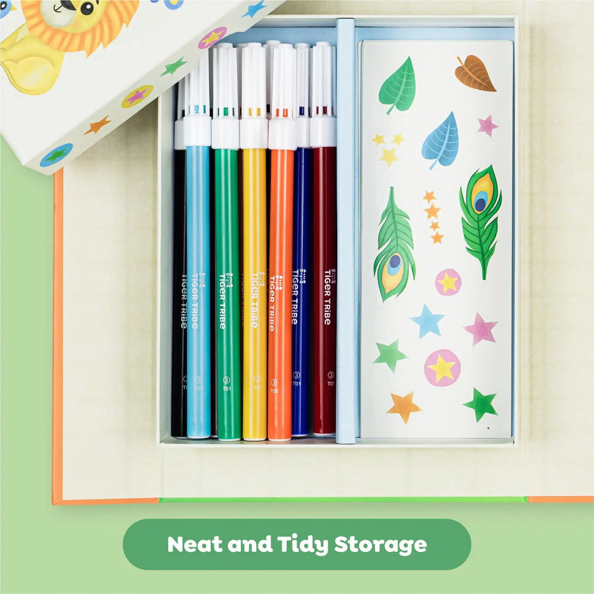 Coloring Set - Zoo Tiger Tribe Lil Tulips
