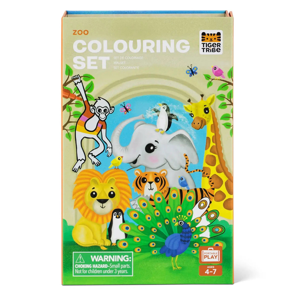 Coloring Set - Zoo Tiger Tribe Lil Tulips
