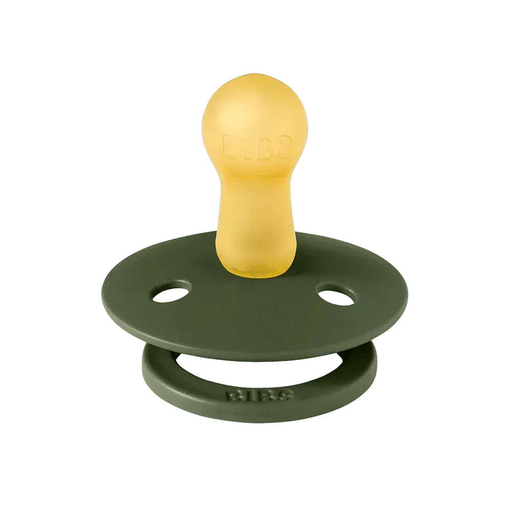 Colour Pacifiers Holiday Leaf 2 Pack - Sage/Hunter Green Bibs Pacifier Lil Tulips