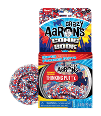Comic Book 4" Thinking Putty Crazy Aaron's Putty World Lil Tulips