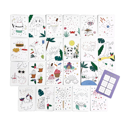 Connect the Dots Activity Cards OOLY Lil Tulips
