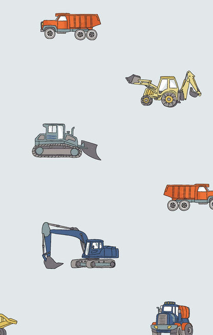 Construction Vehicles  French Terry Set Angel Dear Lil Tulips