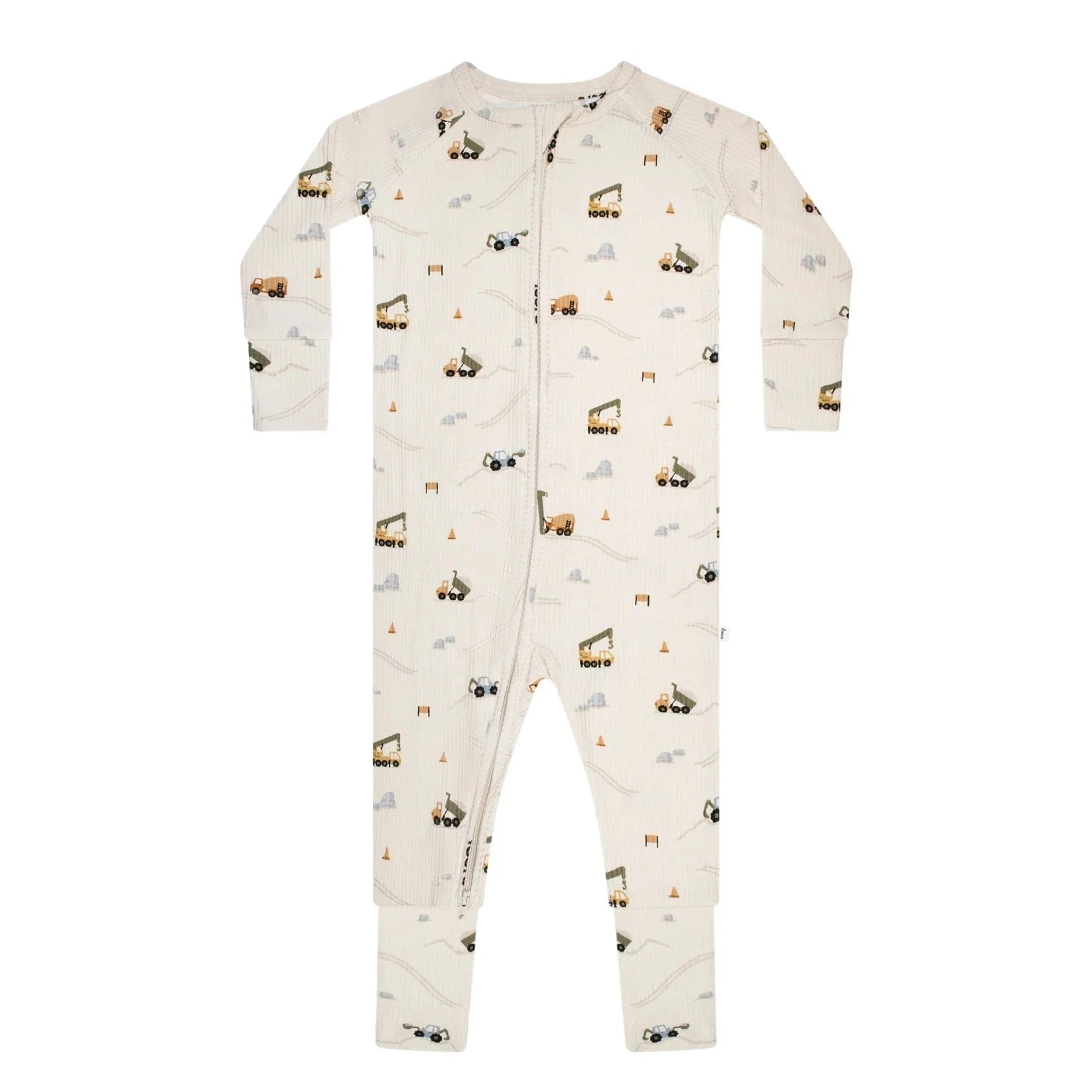 Construction Zip Romper Brave Little Ones Lil Tulips