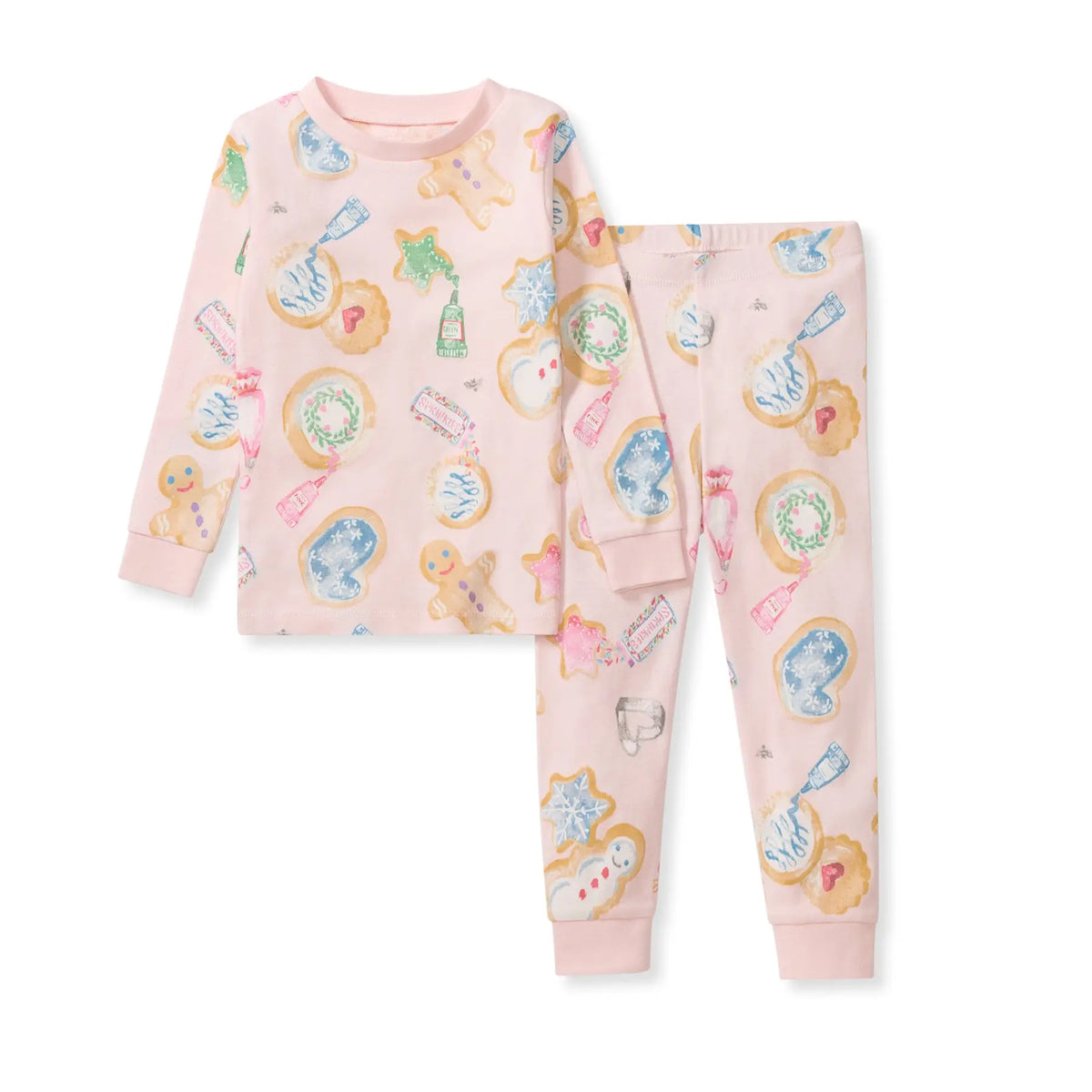 Cookie Party Organic Cotton Two-Piece Pajamas Burt's Bees Baby Lil Tulips
