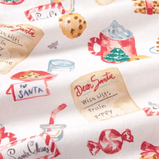 Cookies For Santa Organic Cotton Sleep & Play Footed Burt's Bees Baby Lil Tulips