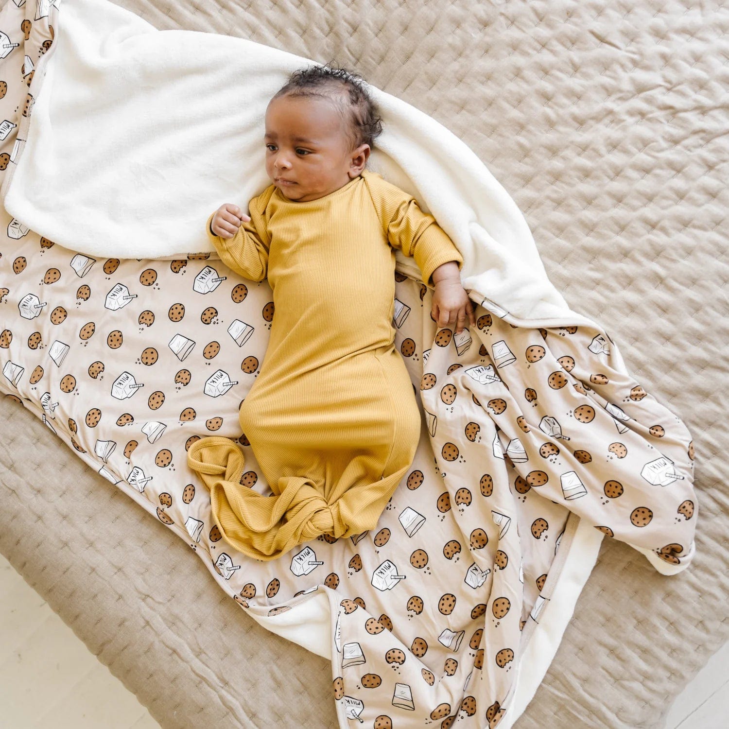 Cookies Milk Toddler Blanket Brave Little Ones