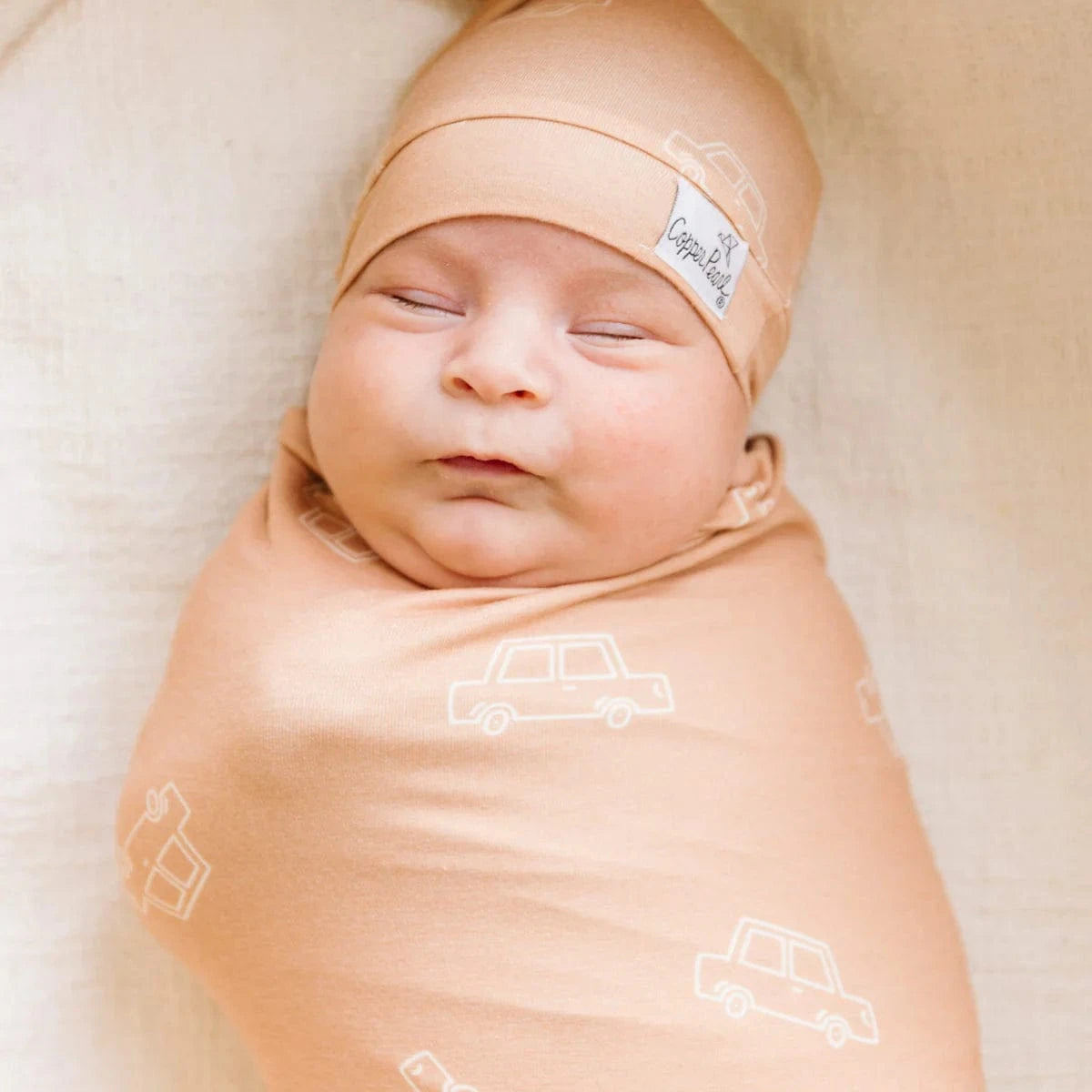 Cooper Knit Swaddle Blanket Copper Pearl Lil Tulips
